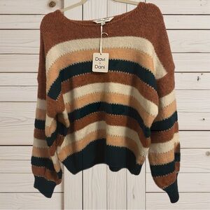 Davi & Dani Striped Sweater